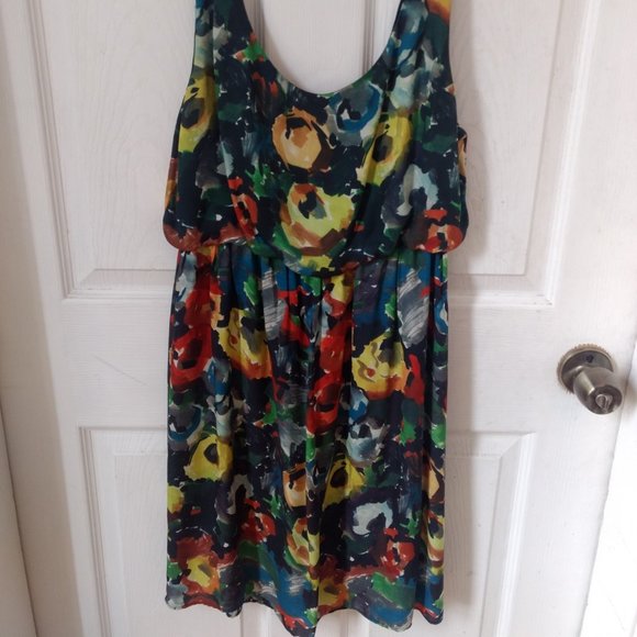 Alice + Olivia Silk Floral Dress - Picture 1 of 4